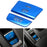 Blue Aluminum Hand Brake Release Button Decoration Cover For 18-22 Honda Accord