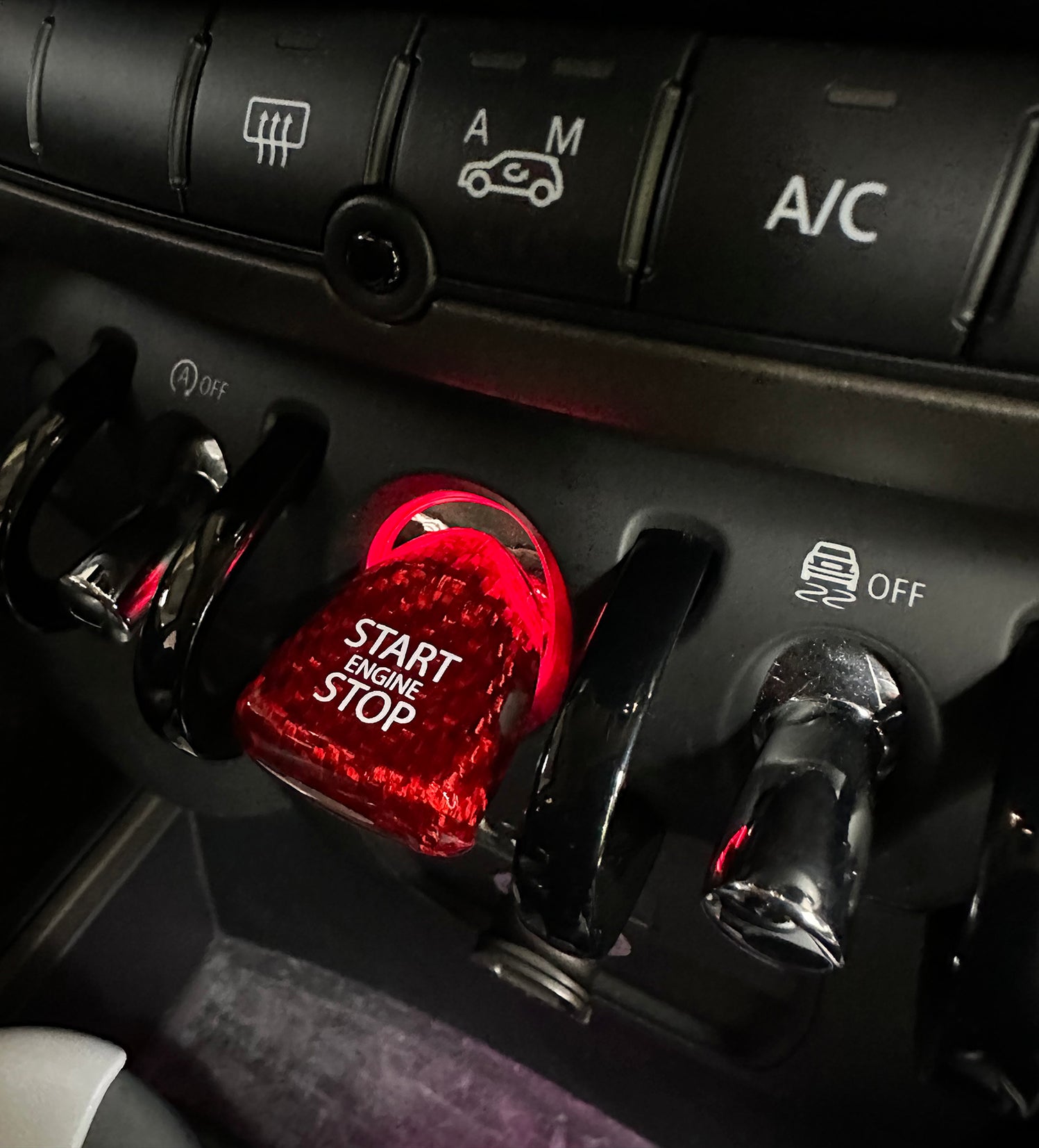 Keyless Engine Push Start Button For MINI Cooper F54 F55 F56 F60 ...