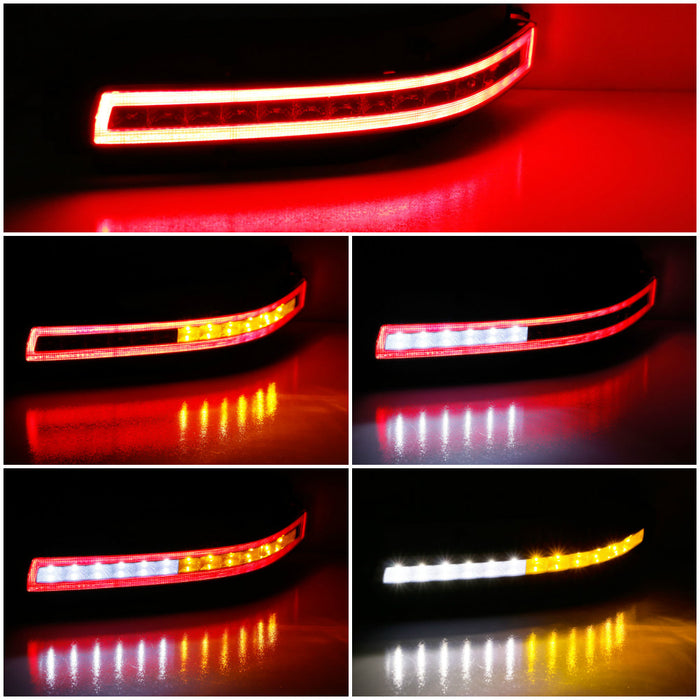 Clear Lens Sequential LED Turn Signal, Backup, Brake Lamp For 03-09 Nissan 350Z