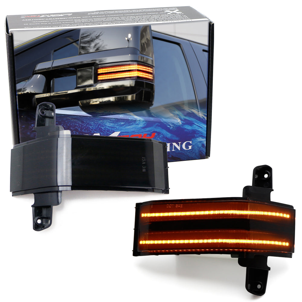 Sequential LED Turn Signal Lights For Chevy Silverado & GMC Sierra Tow Mirrors
