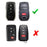 Carbon Fiber Soft Silicone Key Fob For JDM Imported Toyota Fortuner Hilux Prado