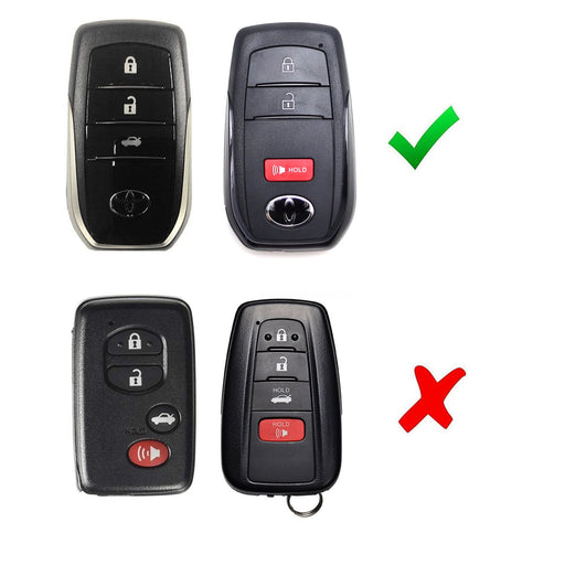 Carbon Fiber Soft Silicone Key Fob For JDM Imported Toyota Fortuner Hilux Prado