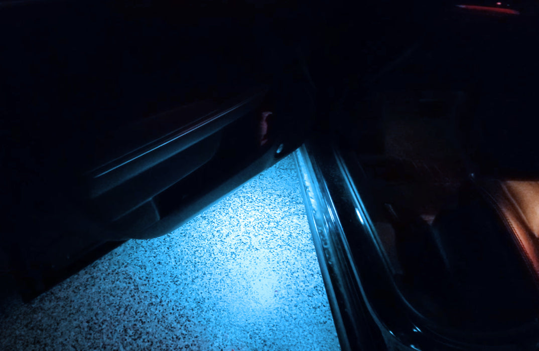 Ice Blue Full LED Door Footwell Lights For Dodge Charger Challenger Chrysler 300