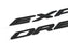 Matte Black Finish 3D Raised Font Hood Letter Pieces For 2011-up Ford Explorer