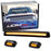 Black-Out Amber Full Strip LED Cab Roof Light Kit For 07-14 Silverado Sierra HD