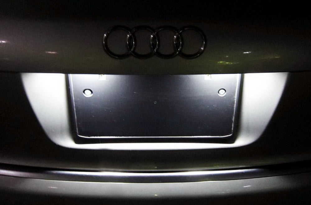 Xenon White Error Free LED License Plate Lights Lamps For Audi A3