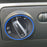 Blue Headlight Switch Surround Ring Trim For VW MK5/6 Golf GTI Jetta Passat CC