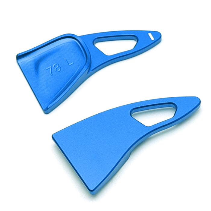 Sports Blue Large Paddle Shifter Extensions For 22-25 Chevy Silverado GMC Sierra