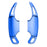 Blue Aluminum Larger Performance Paddle Shifter Extensions For 24+ Ford Mustang