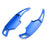 Blue Aluminum Larger Performance Paddle Shifter Extensions For 24+ Ford Mustang