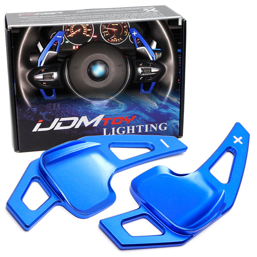 Blue Steering Wheel Paddle Shifter Extension Cover For BMW F48 X1