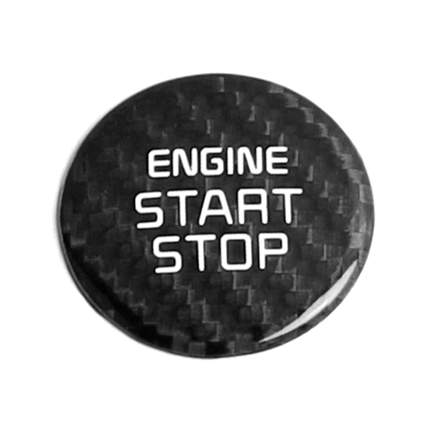 GT-Line Spec Black Real Carbon Fiber Engine Push Start Button For Kia ...