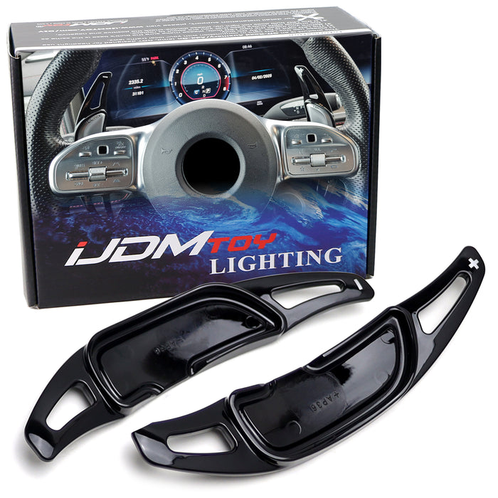 Gloss Black Finish Paddle Shifter For Mercedes AMG ONLY C E S G CLS GLC 43 53 63