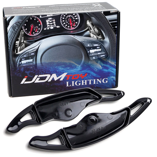 Gloss Black Steering Wheel Paddle Shifter For Genesis G70 Hyundai Sonata Elantra