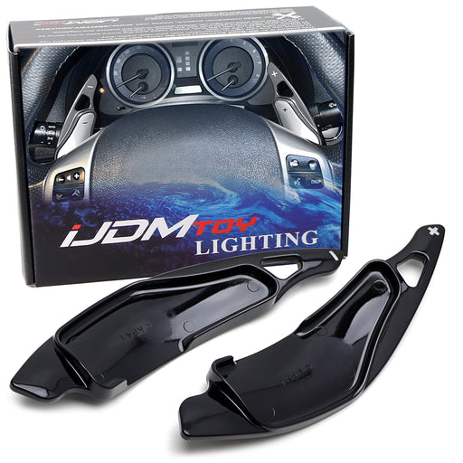 Gloss Black Finish Large Steering Wheel Paddle Shifter Kit For 2006-13 Lexus IS