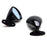 Retro Style Blue Glass Door Wing Rear View Mirrors For Mazda Miata & Universal