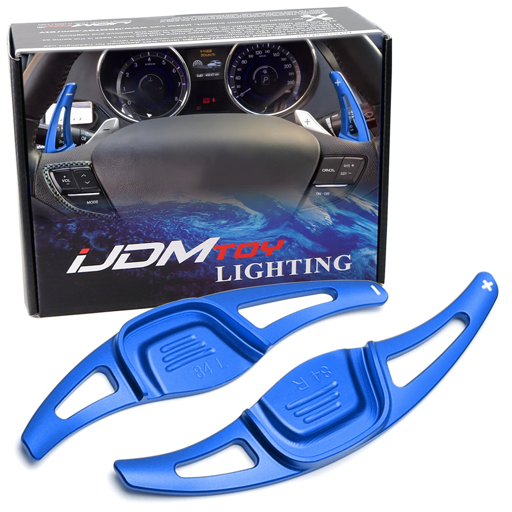 Blue Large Paddle Shift Extension For Hyundai 2011?€?14 Sonata, Kia 2014-16 Forte
