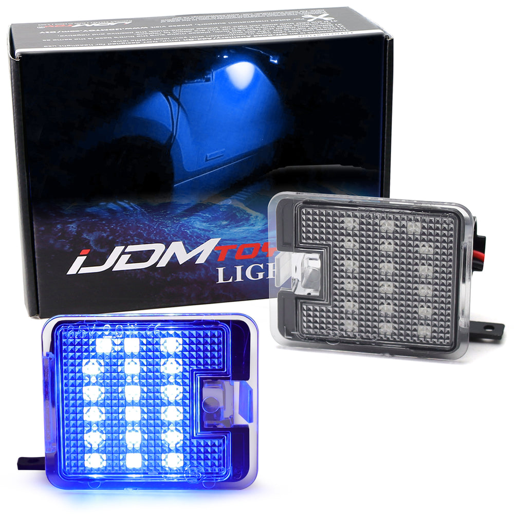 Deep Blue 18-SMD LED Under Side Mirror Puddle Lights For Ford Focus C-Max Escape