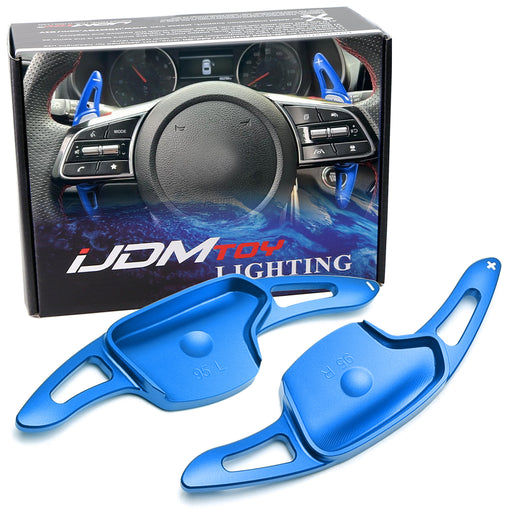 Sports Blue Aluminum Larger Paddle Shifter Extension For Kia 2022-2024 Forte K3
