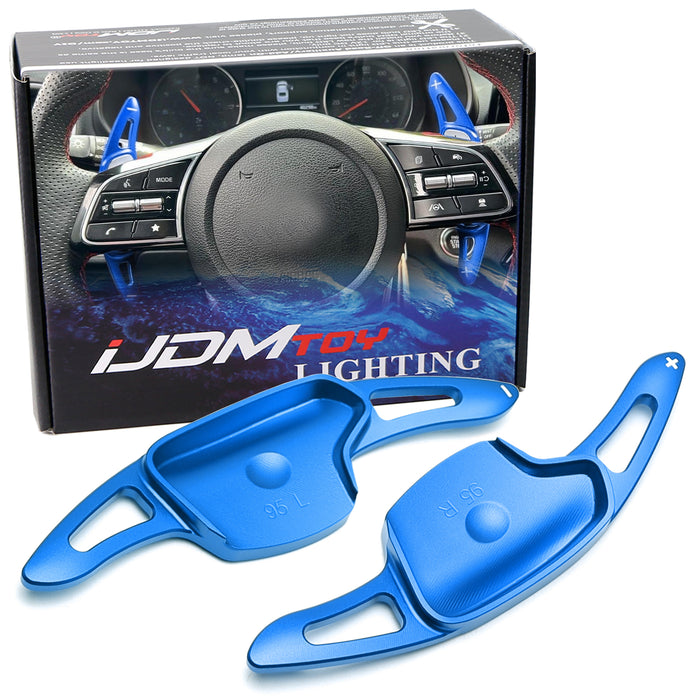 Sports Blue Aluminum Larger Paddle Shifter Extension For Kia 2022-2024 Forte K3
