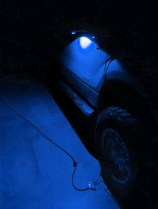 Deep Blue 18-SMD LED Under Side Mirror Puddle Lights For Ford Focus C-Max Escape