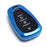 Glossy Blue Smart Key Fob Shell For Chevy Camaro Malibu Cruze Spark Volt Bolt