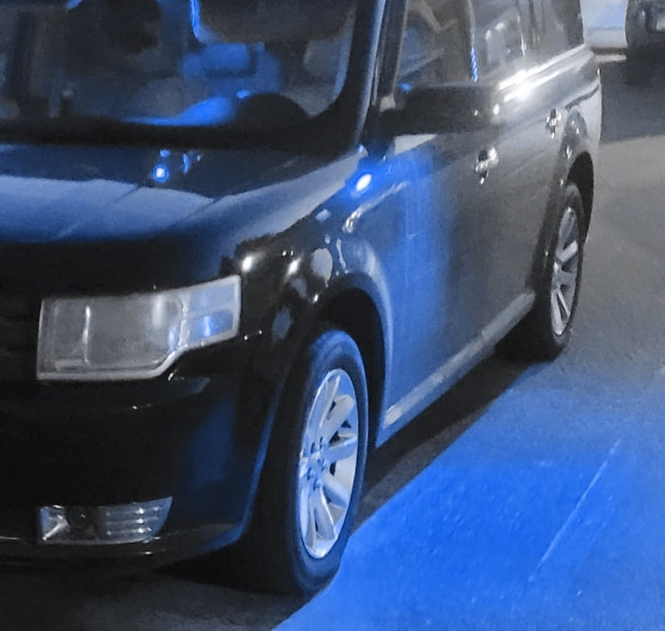 Deep Blue 18-SMD LED Under Side Mirror Puddle Lights For Ford Focus C-Max Escape