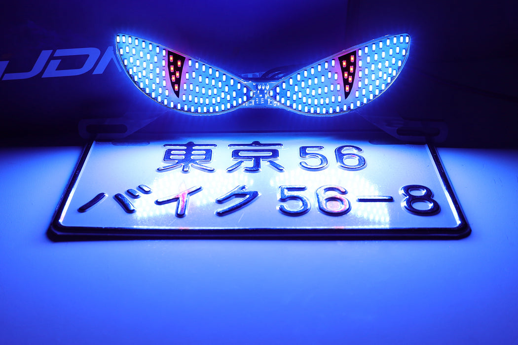 Universal Blue LED Strobe "Owl Eye" Lighting Kit for Motorcycle, ATV, Dirt Bike