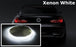 (1) 82mm Xenon White Emblem LED Background Light For BMW 1 3 5 7 Series X3 X5 X6