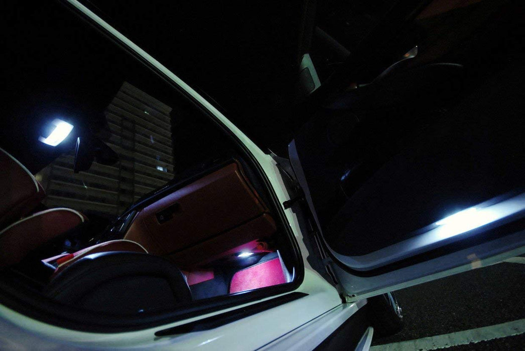 White 50mm Full LED Door Courtesy Footwell Lights For BMW 1 3 4 Series G20 G22