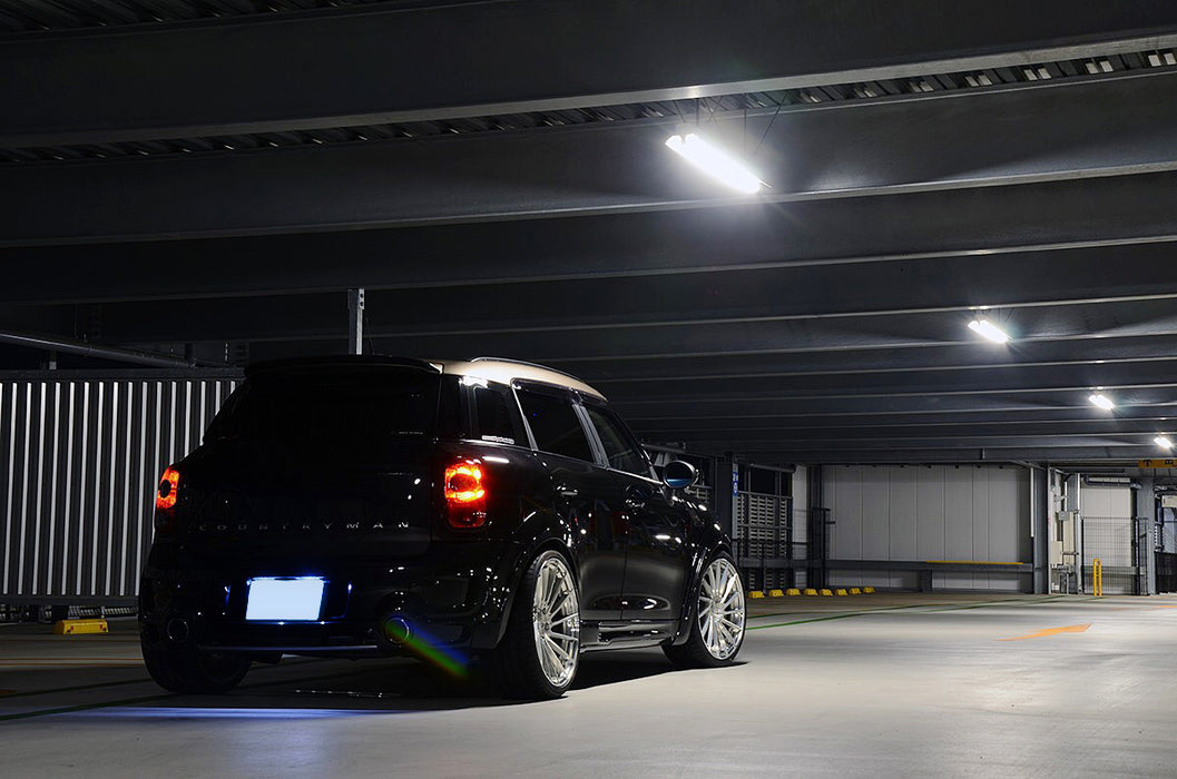 Aqua Ice Blue Full LED License Plate Lights For MINI Clubman Countryman Paceman