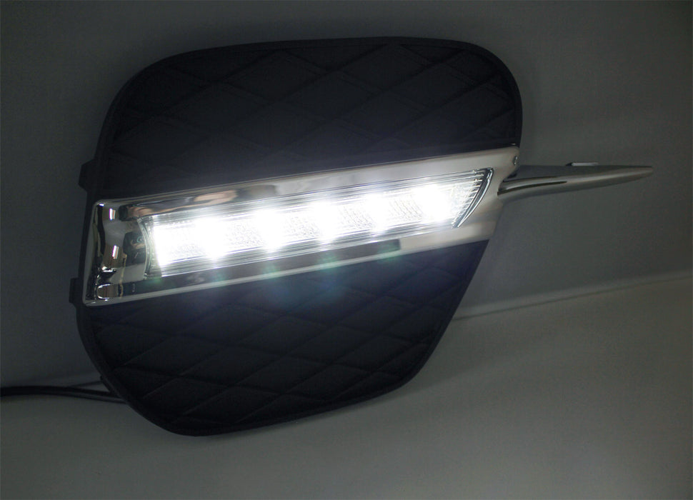 Direct Fit 15W High Power LED Daytime Running Light Kit For 11-13 BMW X5 E70 LCI