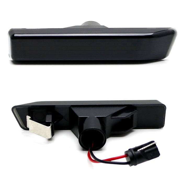 Smoke Lens 20-SMD Amber LED Front Fender Side Marker Lamps For BMW E36 3s E53 X5