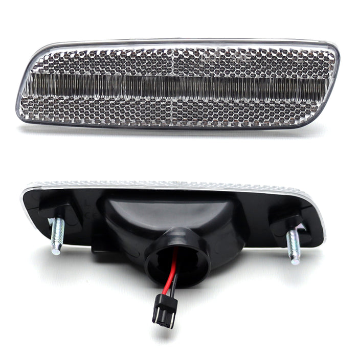 Clear Lens White Full LED Side Markers For 1998-05 Lexus GS300 IS300 LS400, etc
