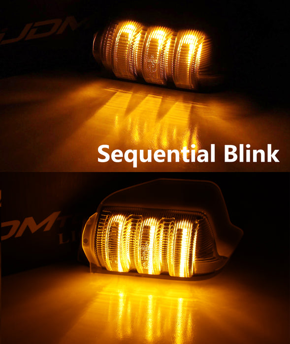 Clear Lens Sequential Blink LED Side Mirror Signal For 2006-21 W906 Sprinter Van