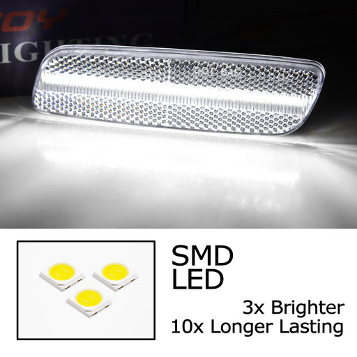 Clear Lens White Full LED Side Markers For 1998-05 Lexus GS300 IS300 LS400, etc