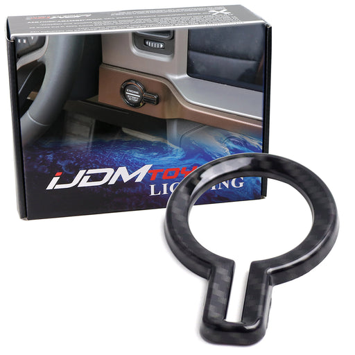 Carbon Fiber Engine Push Start Button Surrounding Trim For Ford 21-up Bronco