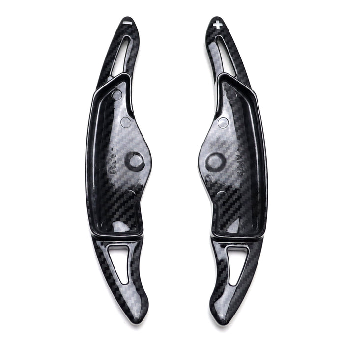 Twill-Weave "Carbon" Steering Wheel Paddle Shift For Genesis G70 Sonata Elantra