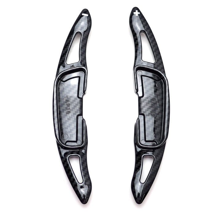 Twill-Weave "Carbon" Steering Wheel Paddle Shifter For Mazda 3 6 CX-3 CX-5 MX-5