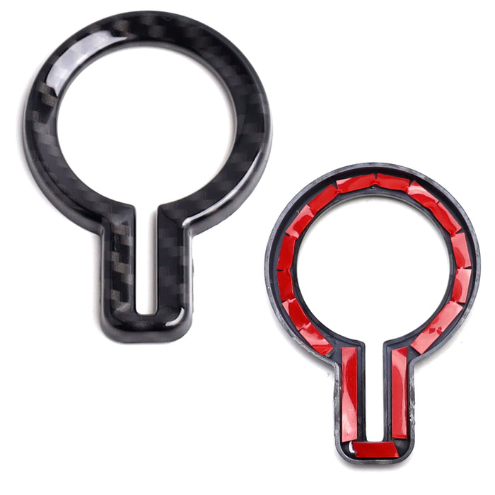 Carbon Fiber Engine Push Start Button Surrounding Trim For Ford 21-up Bronco