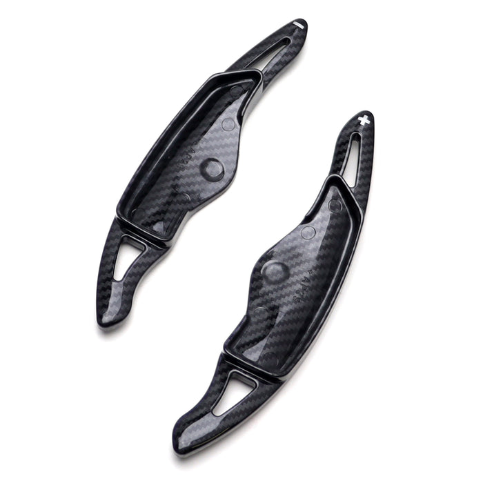 Twill-Weave "Carbon" Steering Wheel Paddle Shift For Genesis G70 Sonata Elantra