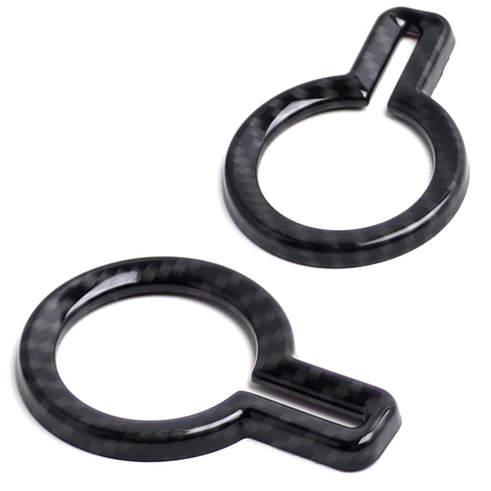 Carbon Fiber Engine Push Start Button Surrounding Trim For Ford 21-up Bronco