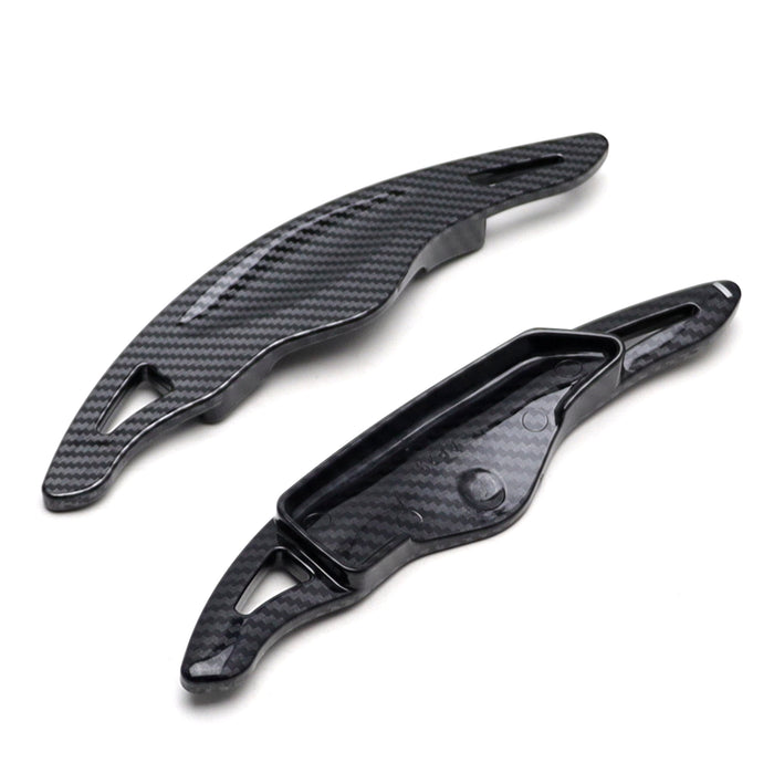 Twill-Weave "Carbon" Steering Wheel Paddle Shift For Genesis G70 Sonata Elantra