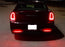 Dark Smoked Lens Full LED Rear Bumper Reflector Lights For 2015-up Chrysler 300