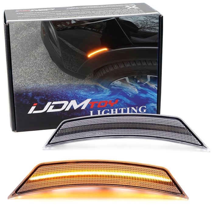 Clear Lens Amber Full LED Side Marker Light Kit For Chevy 2021-up Trailblazer