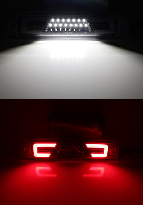 Clear Lens C-Ring Full LED High Mount 3rd Brake Light For 10-18 RAM 1500 2500HD