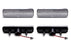 Clear Lens Amber/Red Full LED Front & Rear Side Markers For Chevy 1970-77 Camaro