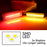 4pc Set Clear Lens Amber/Red Full LED Side Marker Lights For El Camino/Caballero