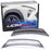 Clear Lens White Full LED Side Marker Light Kit For Chevy 2021-up Trailblazer
