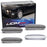 4pc Set Clear Lens Xenon White Full LED Side Marker Lights For Jaguar 97-03 XJ8